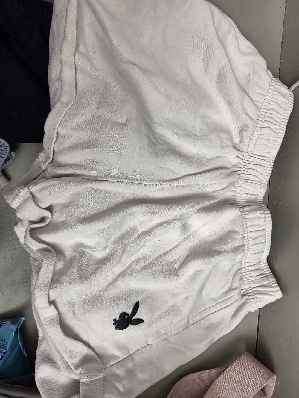 Playboy X Pacsun White Shorts Small